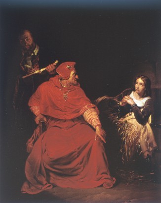 DELAROCHE-Juana de Arco en prisi�n, 1843.jpg (26939 bytes)