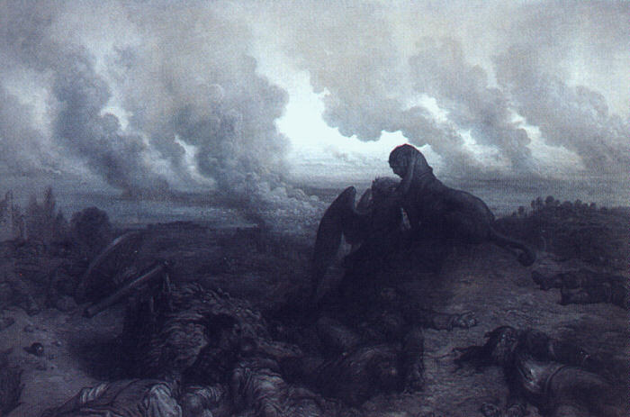 DORE-The Enigma, 1871, oil on canvas, Mus� d'Orsay at Paris.jpg (54395 bytes)