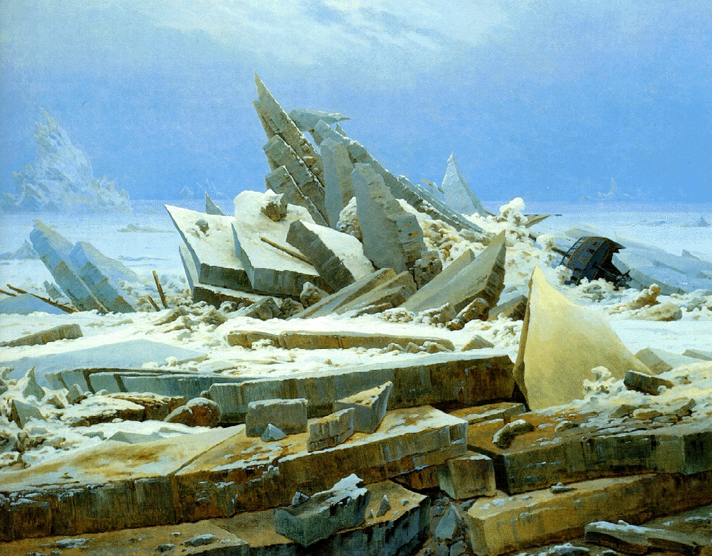 FRIEDRICH-Naufragio del Esperanza en el hielo.jpg (323369 bytes)