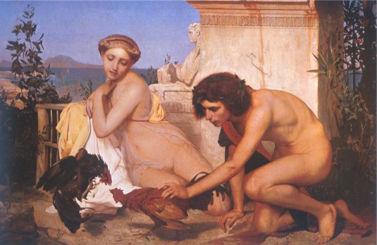 GEROME-Pelea de gallos, 1846.jpg (56037 bytes)