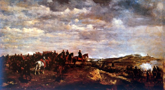 MEISSONIER-Napole�n III � la bataille de Solferino, 1863.jpg (55273 bytes)