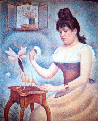 SEURAT-Mujer empolvandose.jpg (59038 bytes)