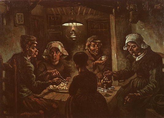 VAN GOGH-Los comedores de patatas.jpg (52097 bytes)